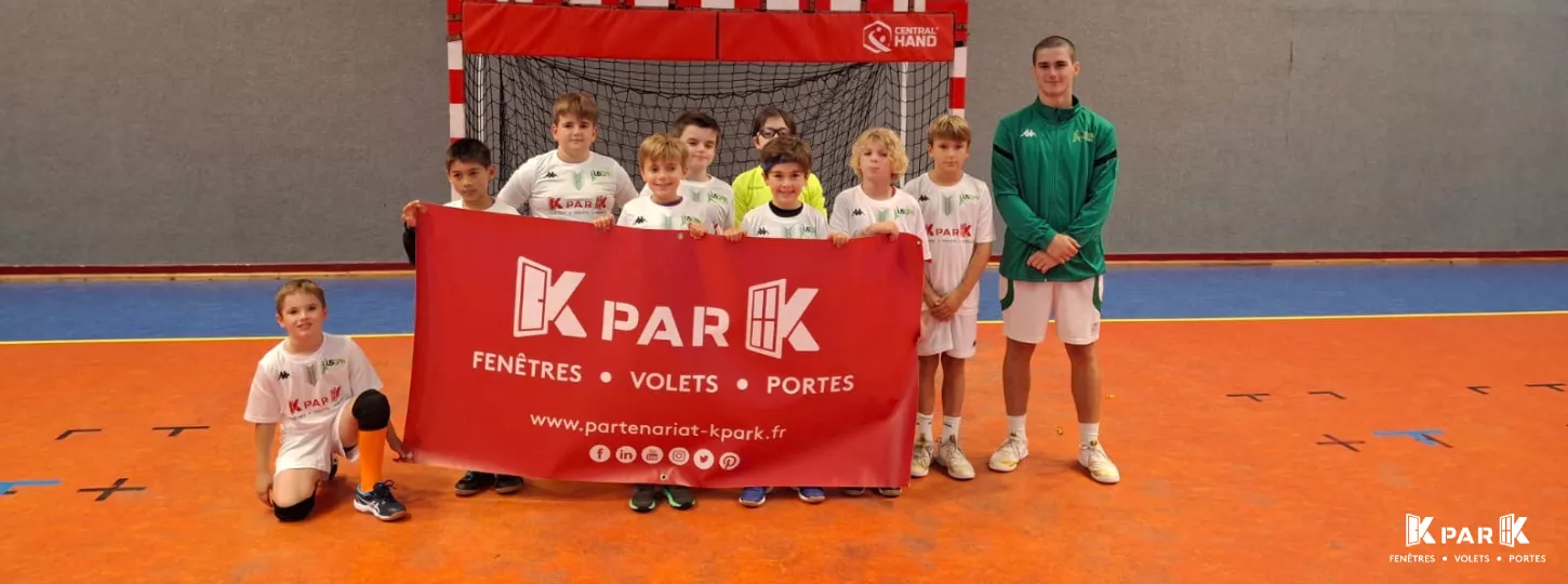 bannière remise officielle US Grande Presqu'île Handball