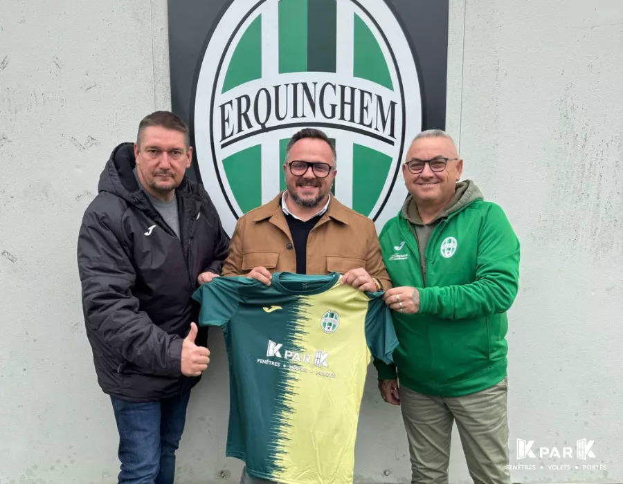 Remise officielle CS Erquinghem présenation maillot