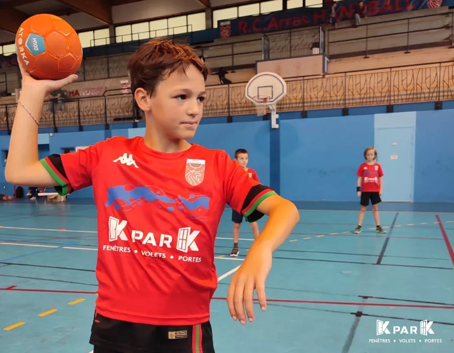 Remise officielle Rca Handball joueur en action