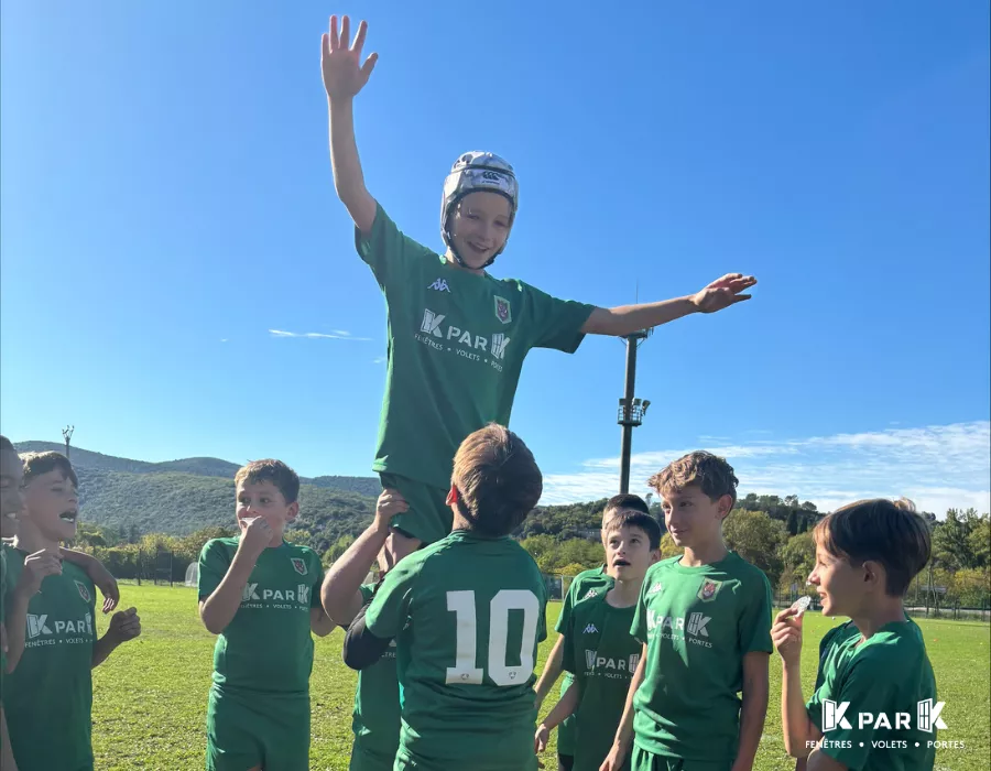 Remise officielle Rugby Club Piemont Cevenol photo d'équipe